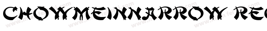 ChowMeinNarrow Regular字体转换